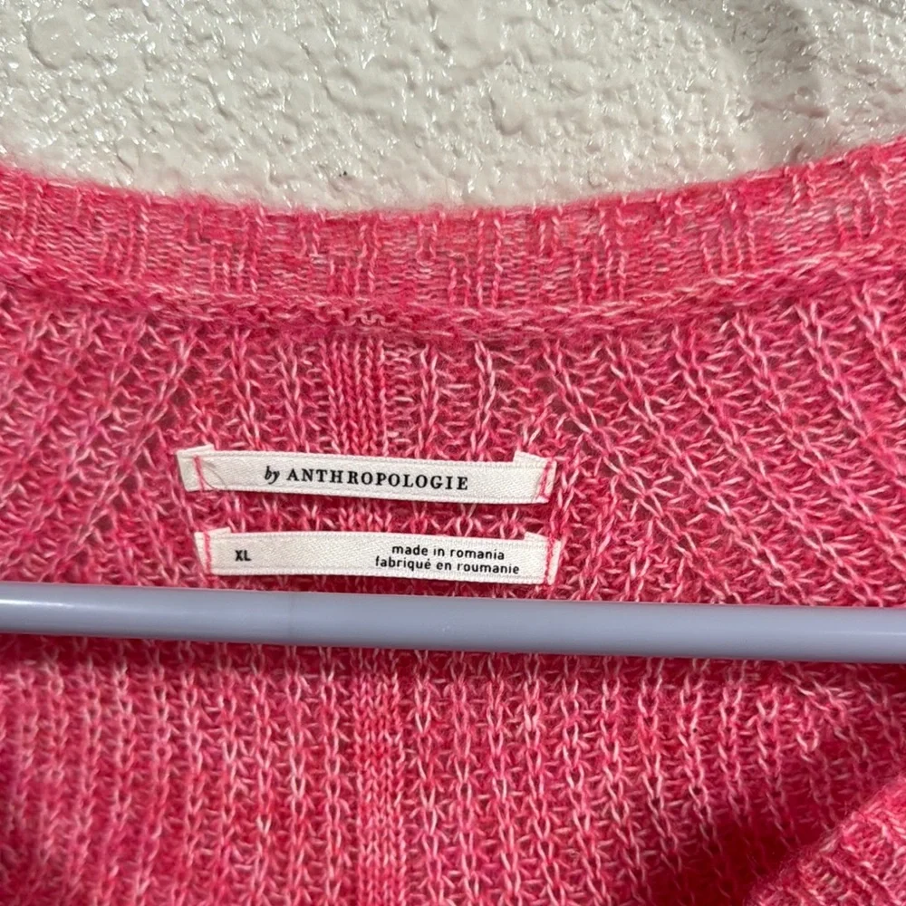 By Anthropologie cozy Pink Sweater - Picture 2 of 4